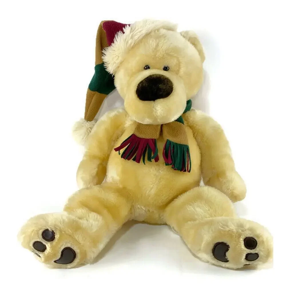 Winter Teddy Bear Brown With Stocking Hat and Scarf Large 22